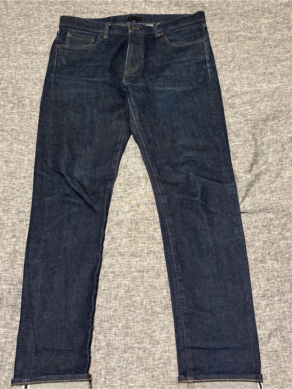Uniqlo Men’s Stretch Selvedge Denim, Slim Fit Jeans
